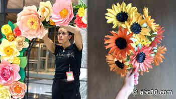 D Lauren B Florals is giving the flower industry a new spin with their paper flower creations