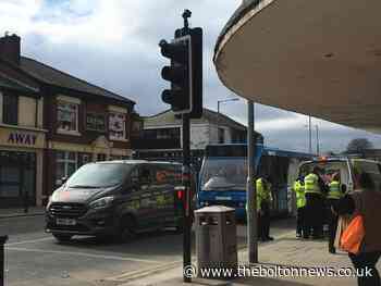 Woman taken to hospital and man arrested after town centre disturbance