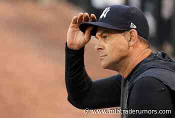 Aaron Boone Taking Medical Leave To Receive Pacemaker - MLB Trade Rumors