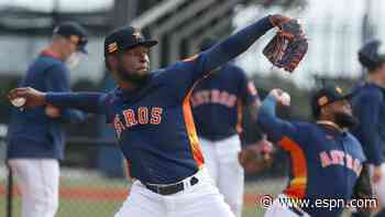 Houston Astros without 8 pitchers due to COVID-19 protocols - ESPN