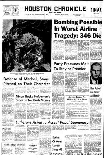 Houston Chronicle Page One: March 4, 1974 - Houston Chronicle