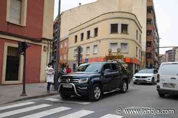 Salida en coche de la 'procesión' de los Santos Mártires por Calahorra - La Rioja