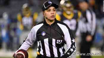 NFL picks its first Black female game official