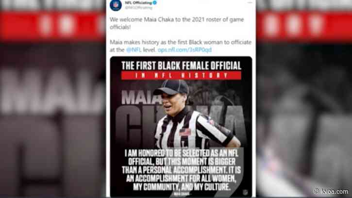 NFL hires first Black female official