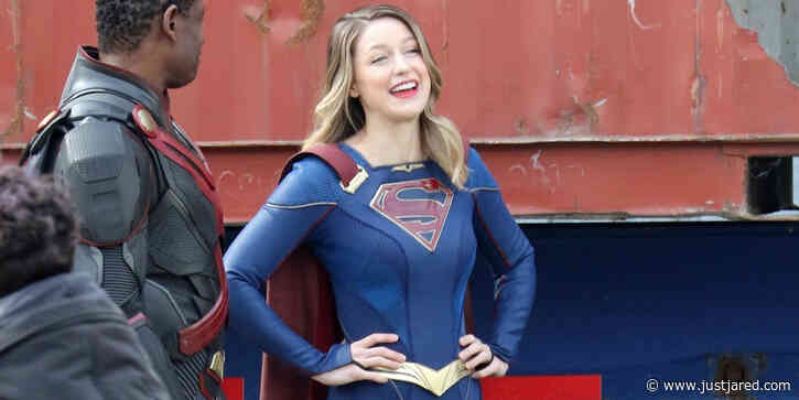 Melissa Benoist Returns to the Set of 'Supergirl' After Giving Birth - See the First Photos!