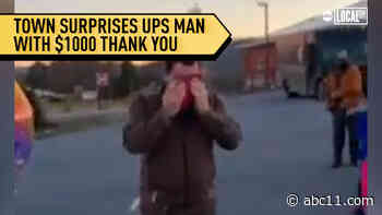 Town Surprises UPS Man with Huge Thank You Gift