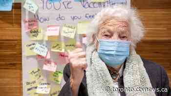 Former Mississauga Mayor Hazel McCallion gets first dose of COVID-19 vaccine