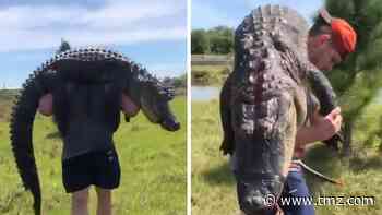 Browns Star Wyatt Teller Slays Giant Alligator, Carries 200 Lb. Beast W/ Bare Hands