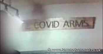 Warning given to owner of Dudley Port garage converted into 'The Covid Arms' - Birmingham Live