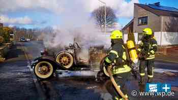 Neunkirchen: 91 Jahre alter Ford Model A geht in Flammen auf - Westfalenpost