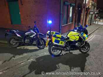 Motorcycle seized in Darwen after police chase