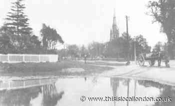 Compare pictures of Chingford Green in East London from 1890 with now