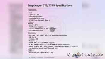 Qualcomm Snapdragon 775 Series Specifications Surface Online, Could Feature in Mi 11 Lite
