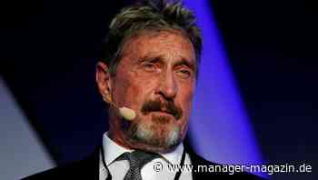 John McAfee: Bitcoin-Betrug, Antiviren-Guru droht lange Haftstrafe