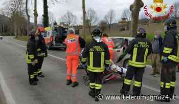 FORLI': Incidente sulla Provinciale a Predappio, feriti fratello e sorella | FOTO - Teleromagna24