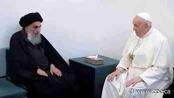 Iraq's top Shia cleric welcomes Pope into his home for talk on peaceful coexistence