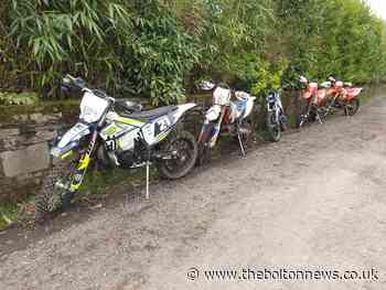 Police seize 5 off-road bikes today in crackdown