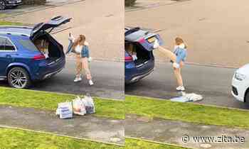 Dame gaat door het lint wegens 'weerspannige kofferbak'. De dader? Haar stiekeme vriendje! (video) - Zita.be