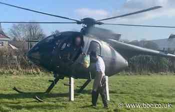 Covid: Pilot takes helicopter to pick up beef sandwich from farm shop