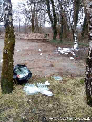 Rubbish dumped in popular Bolton country park's car park - The Bolton News