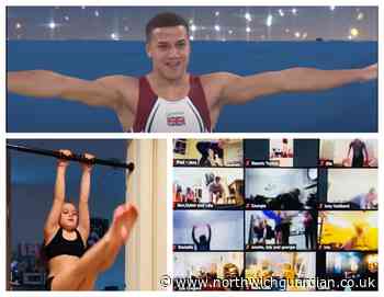 Elliott Browne coaching Cheshire Gymnastics on Zoom - Northwich Guardian