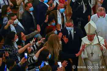 Pope Francis holds first mass in Iraq