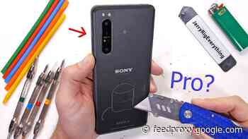 $2,500 Sony Xperia Pro gets durability tested (Video)