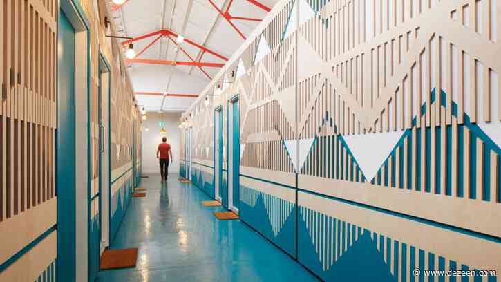 Alma-nac inserts colourful music studios into disused London warehouse