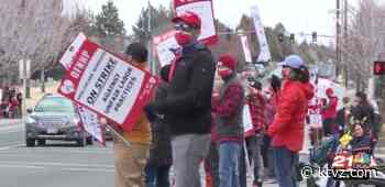 St. Charles Bend medical tech workers' strike in 3rd day; no sign of quick end - KTVZ