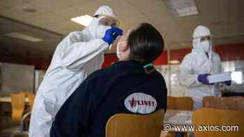 Coronavirus variants driving another surge across Europe - Axios