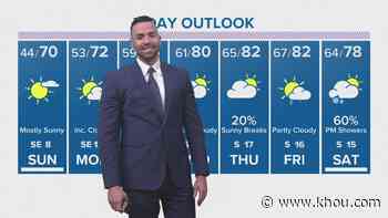 Houston forecast: Repeat of gorgeous weather ahead Sunday - KHOU.com