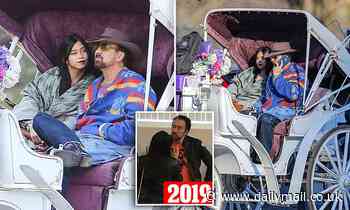 Nicolas Cage, 57, takes wife Riko Shibate, 26, for horse carriage ride a year before wedding