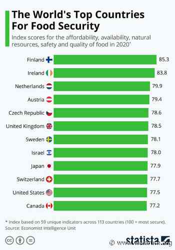 Chart: Which countries have the greatest food security? - World Economic Forum