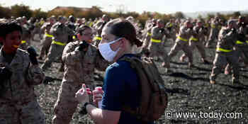 Meet the Marines' 1st female recruits to train alongside men at boot camp