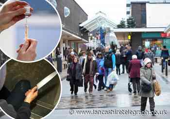 People found carrying knives at vaccination centre