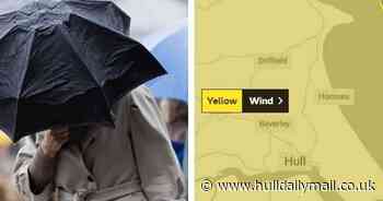 Weather warning as strong winds and heavy rain set to batter Hull