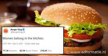 Burger King onder vuur om seksistische tweet