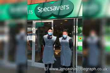 Female partners at Specsavers Accrington haven't let lockdown stand in the way of charity