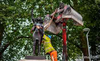 Statue of Black U.K. Protester Removed From Plinth in Bristol - TIME