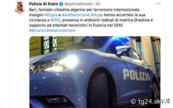 Bari, notifica di fermo per cittadino algerino coinvolto nell’attentato al Bataclan - Sky Tg24