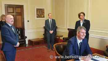Edwin Poots returns as DAERA Minister after cancer surgery