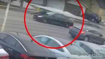 Death-defying, high-speed ride atop stolen car caught on camera