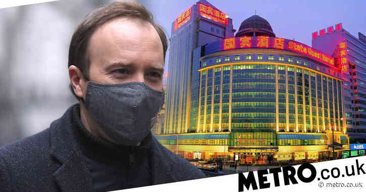 Hancock’s department did £90,000,000 deal with firm listed at Chinese hotel room