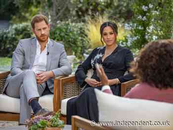 Meghan and Harry Oprah interview - live: Broadcast airs on ITV as Palace stays silent over claims