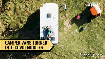 Start-up company in Chinatown turns camper vans into COVID mobiles