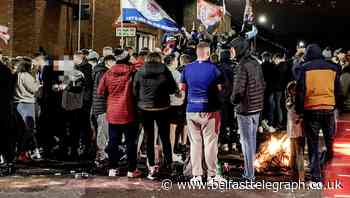 PSNI warns it will take action over Rangers fan celebrations on Shankill Road