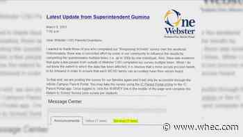 Webster Central School District says reopening poll was skewed so results will take longer