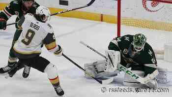 Kahkonen gets 1st shutout as Wild beat Golden Knights 2-0