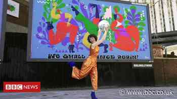 Bristol billboard street art shares 'positive' message