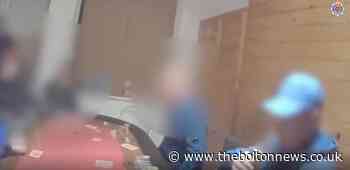 Watch as officers break-up poker tournament in Lancashire